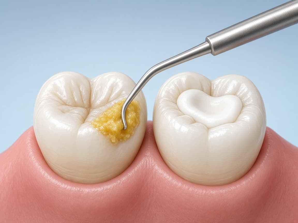 Ilustrasi scaling dan tampalan